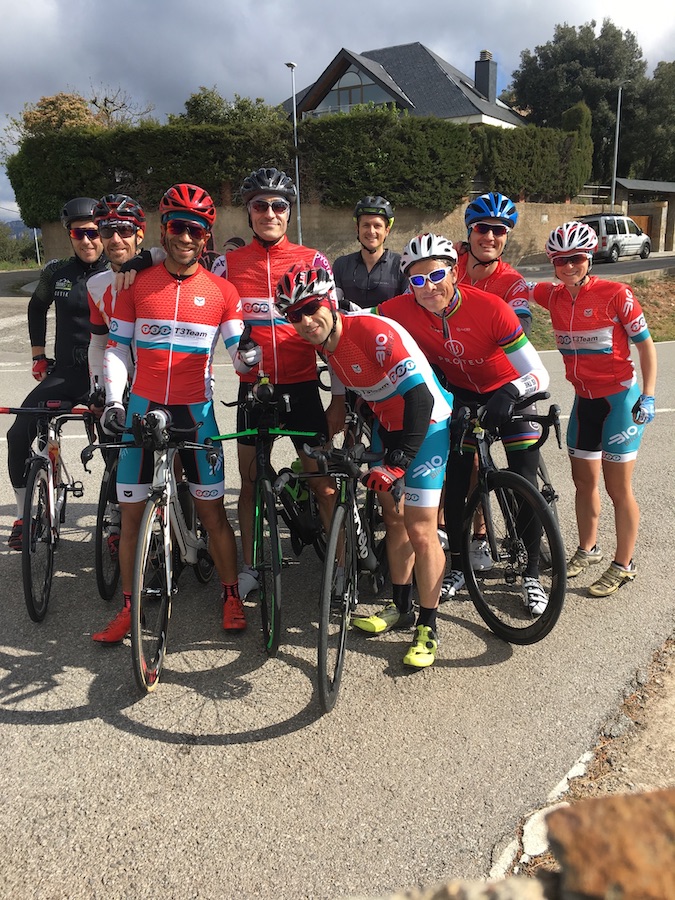T3 team road bike training