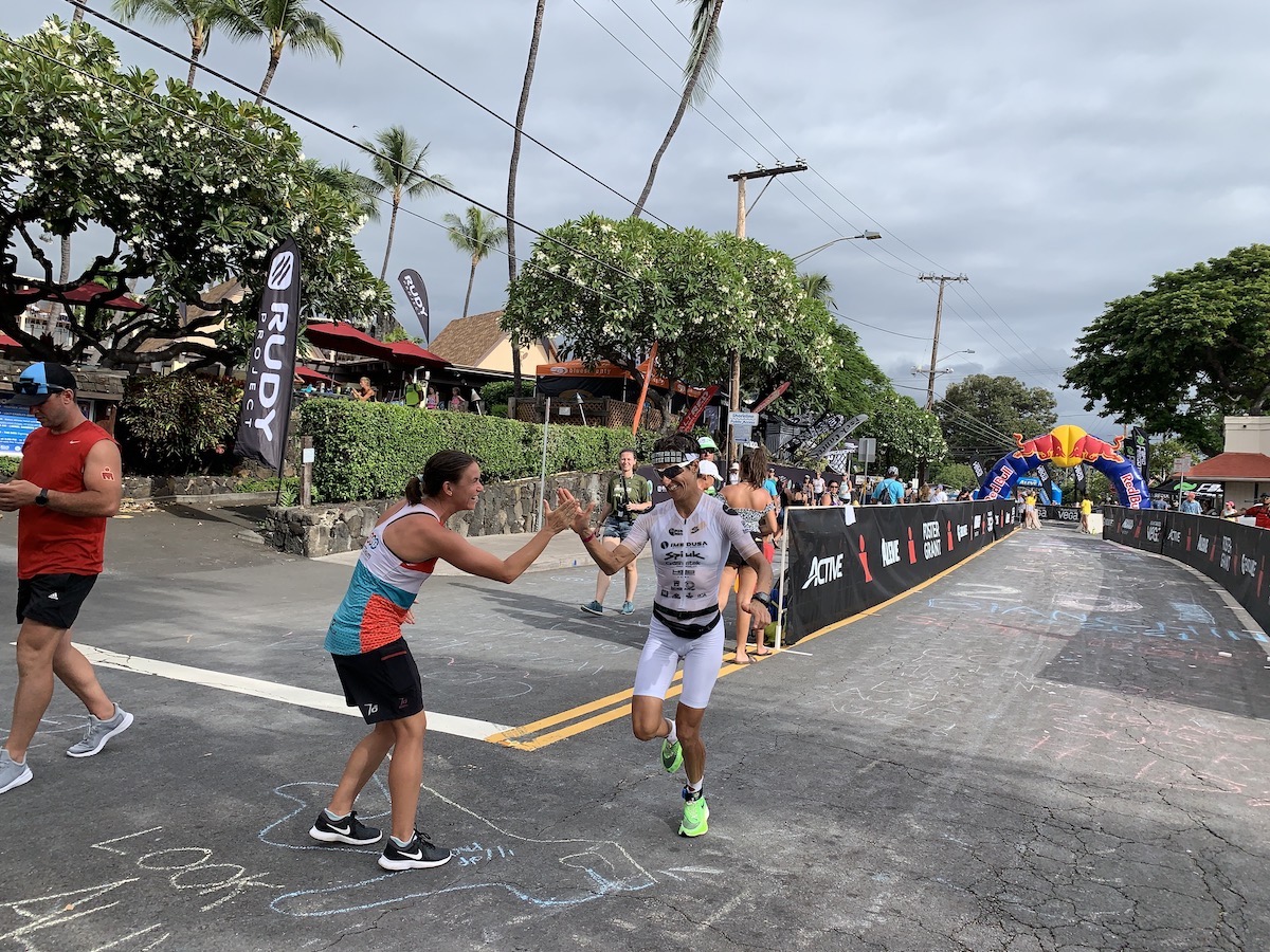 gurutze frades en el triatlón ironman de kona hawaii