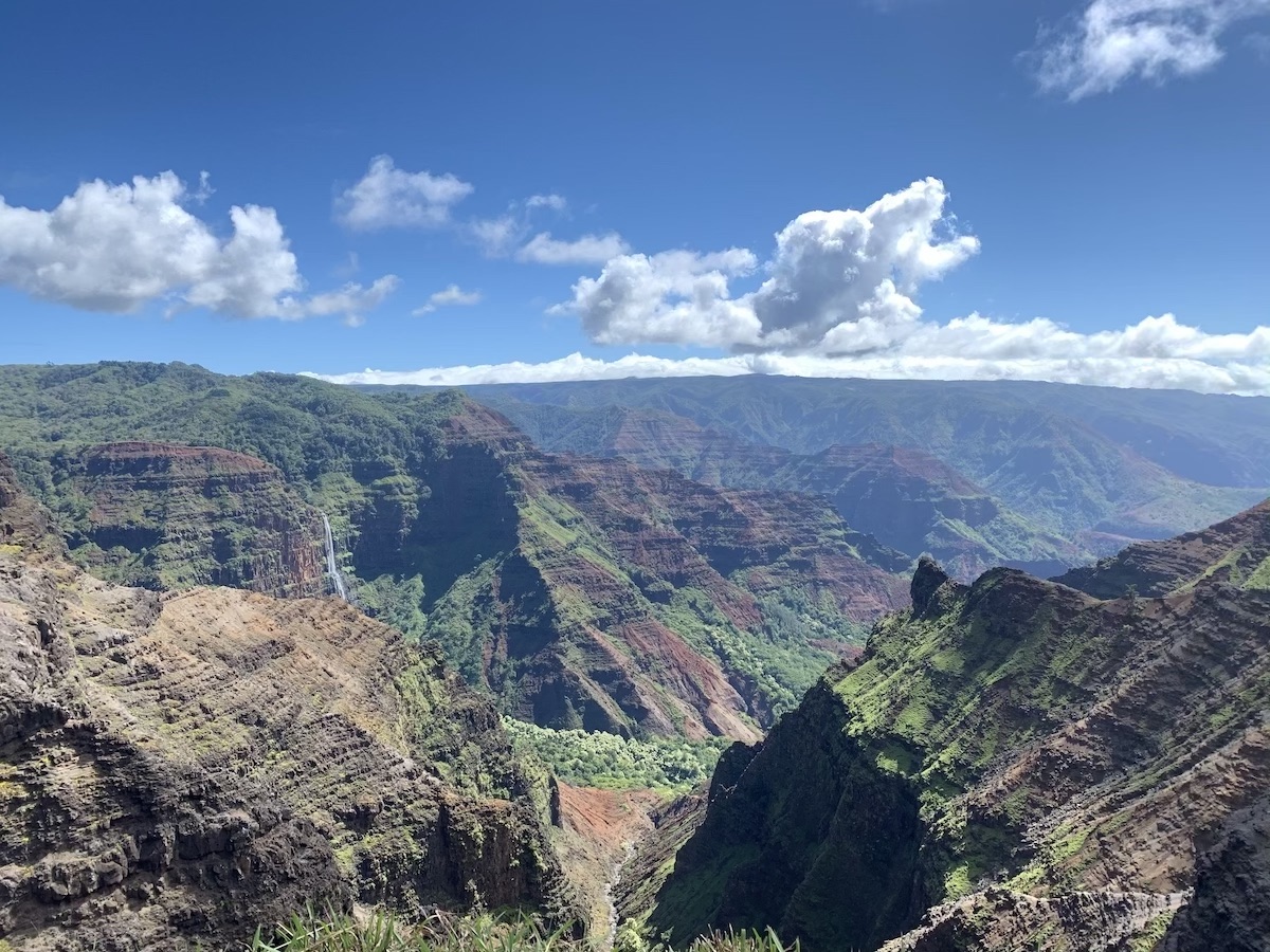 waimea canyon trail kauai hawaii